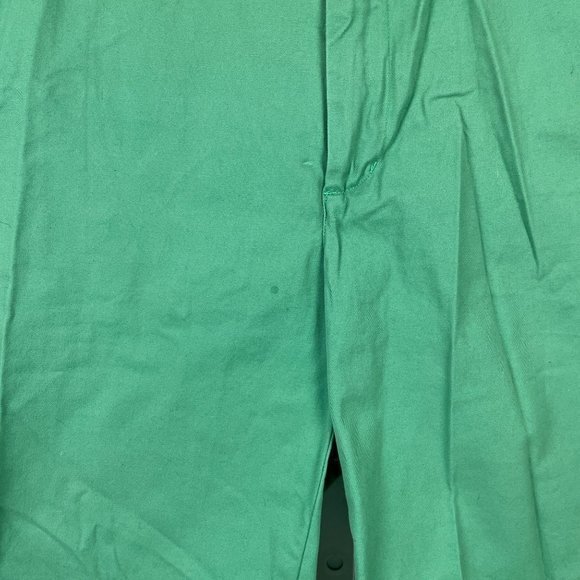 J. McLaughlin Green Chino Shorts Preppy Flat Front 100% Cotton Mens Size 38 - Picture 4 of 6